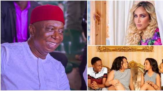 2Baba, netizens react as Ned Nwoko gushes over estranged wife Laila & children, shares cute pics