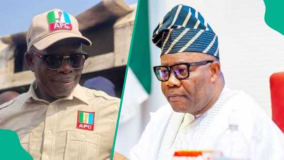 "Unsenatorial remarks": Drama as Akpabio apologises to Oshiomhole