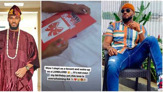 BBNaija's Prince happy as fans make him a landlord, give him cash gift days ahead of his birthday