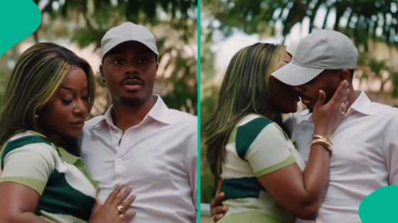 Enioluwa's steamy video with Ghanaian lady sparks reactions: "Found your love in 10 days"