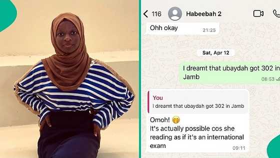 2025 UTME result of girl surfaces after sister dreamt she would score 302, people react to photo
