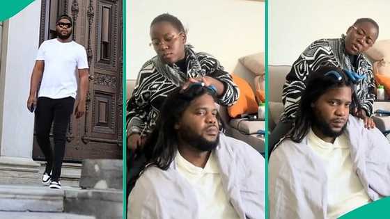 Man who gave marriage a chance cries out as wife uses his head as makeshift mannequin for her wig