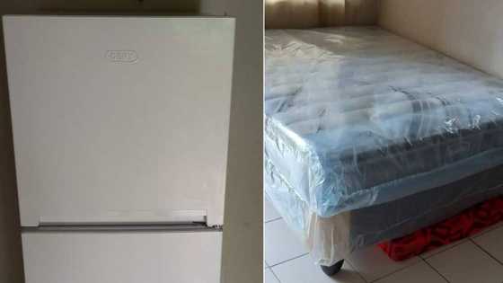 Big wins: Young man buys new bed and fridge for his house, shares photos online, celebrates achievements