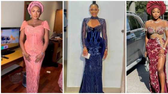 Asoebi style pick: 6 gorgeous ladies slay in fabulous corset dresses