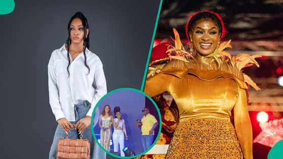 May Edochie beats Brain Jotter, Tacha, others to win award, Danielle receives it for her mum in clip