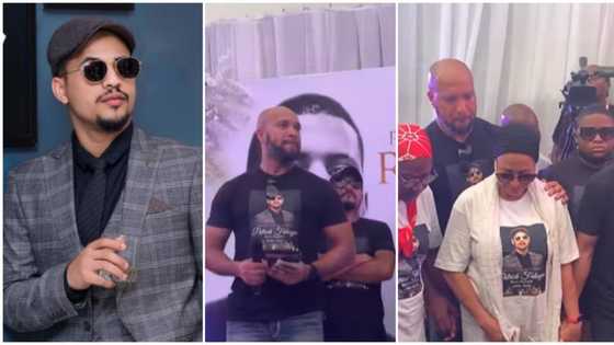 "Thank God he has siblings": Video of Rico Swavey's mum with his lookalike brothers, cousins surfaces