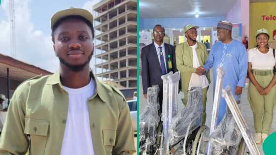 Former OAU SUG president donates entire NYSC allowance to federal hospital in Ogun, shows receipt