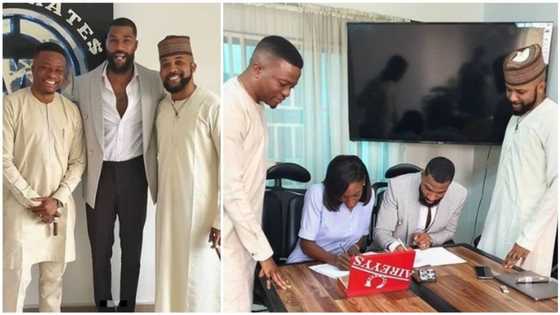 BBNaija's Mike and wife Perri sign management deal with Banky W's EME