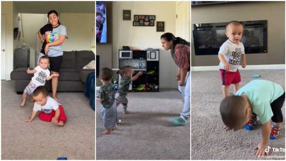2 babies scatter their house, ready to give mother headache, cute video causes stir