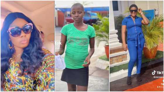 "God bless you": 1 year transformation video of house girl living with Nigerian woman amazes many