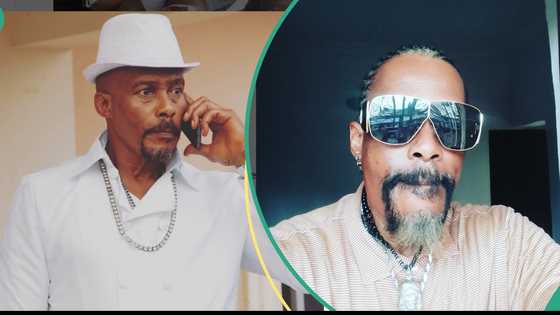 Hanks Anuku thrills fans as he steps out in lush agbada outfit, pictures go viral: “He’s handsome”