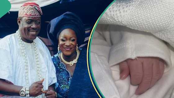 "It's a boy": Ogogo becomes grandpa as daughter welcomes 1st child with footballer hubby