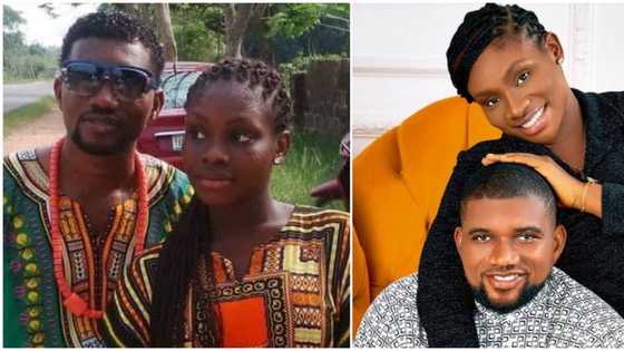 Sapa don waka: Comedian MC Mbakara posts before, after photos of him, wife, huge difference gets people talking