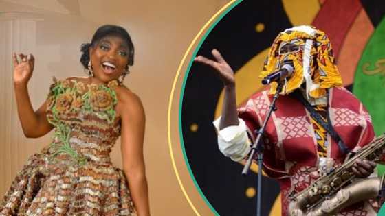 Funke Akindele's ELJ: Lagbaja brings back good memories as he performs at actress' movie premiere