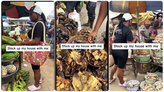 "How much do you think I spent?": Nigerian lady stocked up house with food worth Ovor a milion