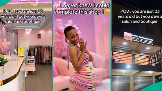 Lady becomes owner of luxury salon and boutique at 23, flaunts beautiful interior