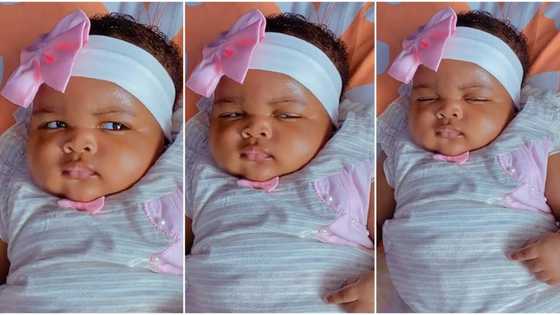 "2023 babies": Little child uses side eye to look at people in a funny way, her video goes viral on TikTok