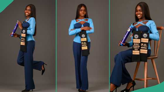 Igbinedion University student graduates with BSc in accounting at age of 19, posts cute photos