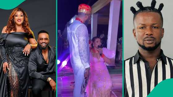 Stanley Ontop reshares Peggy Ovire, Frederick Leonard’s old wedding video: "He doesn't womanise"