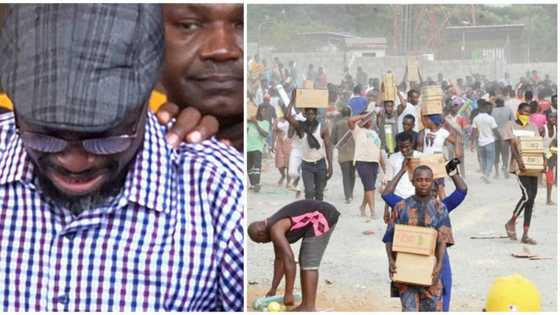 Bidiyo: Yadda kwamishina ya zubar da hawaye bayan ganin 'satar' da ɓata gari suka yi a Kogi