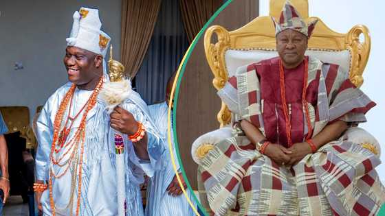 Ooni confers chieftaincy title on Ghanaian President Mahama, videos trend