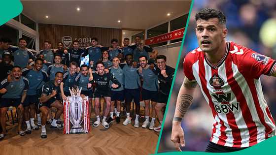 Granit Xhaka pens emotional message after Arsenal win first Premier League title in 22 years