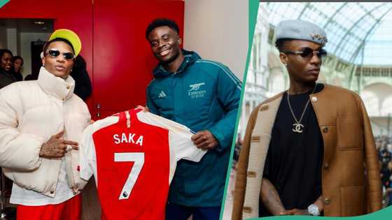 Bukayo Saka @23: Wizkid holds mesmerizing musical display at footballer's birthday party