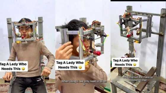 "Doing better job than many women": Man invents face makeup machine that works fast