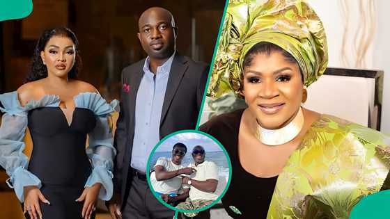 Mercy Aigbe's husband Kazim Adeoti celebrates his first wife's son with heartfelt message, photos