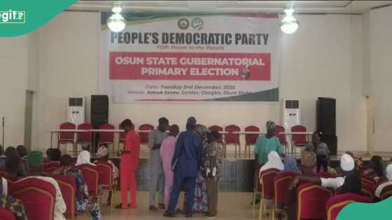 Delegates arrive under heavy security as PDP holds Osun primary despite Adeleke's withdrawal