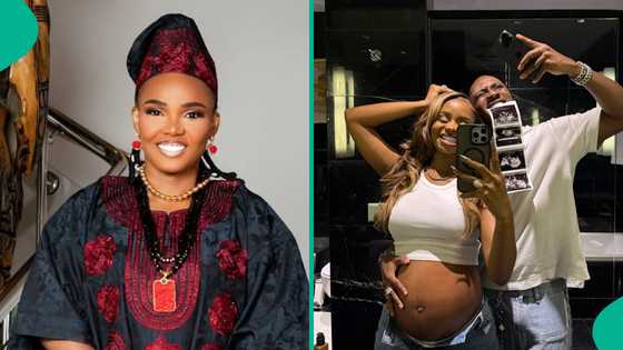 Priscilla's pregnancy: Iyabo Ojo gives hints that her daughter has welcome baby, gets to Canada
