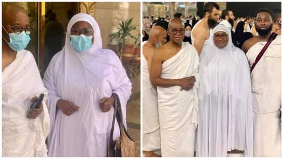 Ramadan: Photos emerge as Nigerian governor Performs lesser Hajj in Saudi Arabia