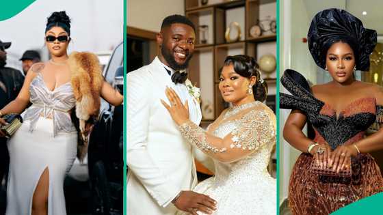 Angela Okorie throws shade after awkward moment with Destiny Etiko at Ruby Ojiakor’s wedding