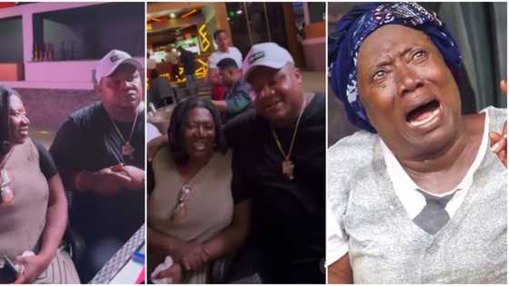 "Na only her dey make me cry for movies": Cubana Chiefpriest opens up as he links up with actress Chinwe Owoh