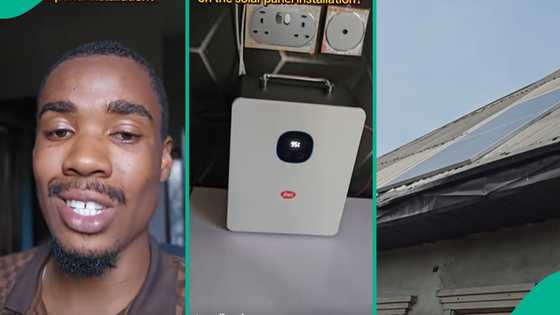 Man who installed 2 solar panels shares how much he spent on setup, shows materials used