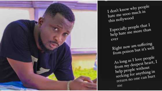 “You’re too soft, be wicked”: Actor Augustine Iloh suffers from poisoning, calls out Nollywood, fans react