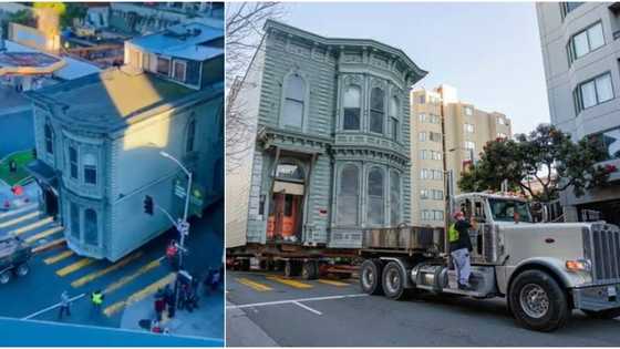 Hotuna da bidiyon yadda aka daga gida kacokan daga wata unguwa zuwa wata a Amurka