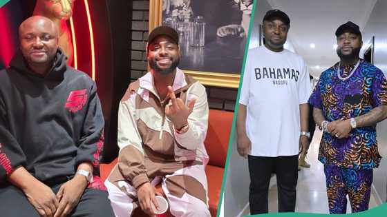 Davido, Isreal storm Amsterdam ahead of singer's sold out show, fans kick: "Him no sell out nothing"