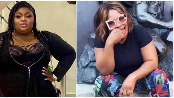 Nigerians slam Laide Bakare as actress reacts with 'yinmu' to Eniola Badmus' post on tearing actors apart