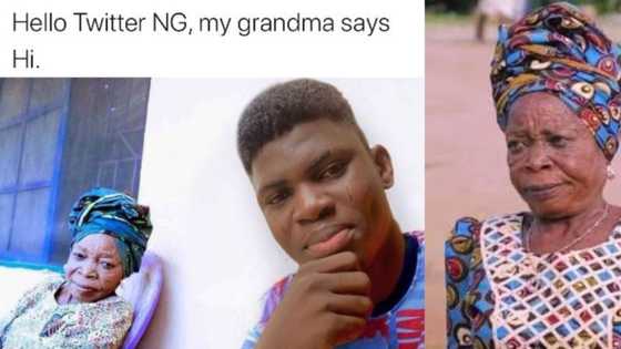 Funny reactions as man introduces Iya Gbonkan as his grandmother, many apologise for offending him in the past