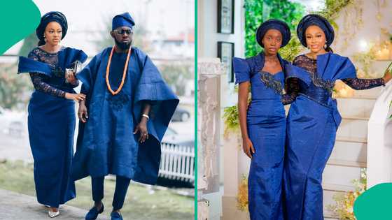 AY Makun proud of his daughter as she happily vlogs about her experience at his movie premiere