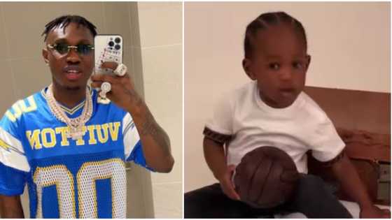My precious gift from God: Zlatan Ibile excited as son Toluwalase is set to clock two, shares lovely video