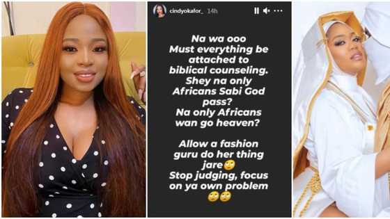 Allow a fashion guru do her thing, stop judging, BBNaija’s Cindy defends Toyin Lawani over racy nun photos
