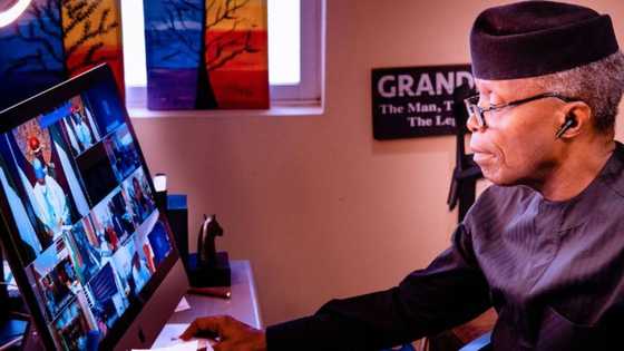 Nigerians commend Osinbajo as VP attends FEC meeting virtually after surgery