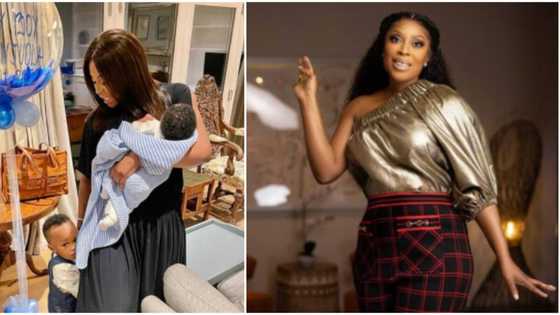 It's an amazing feeling, TJ now has a baby brother: Mo Abudu announces she has become grandma for the 2nd time