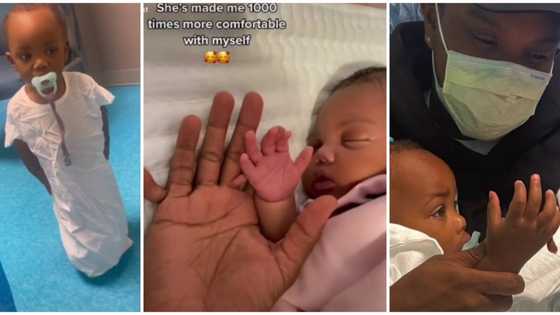 "She's a gift to you and her mum": Man shows off his baby girl born with 6 fingers, video stuns netizens