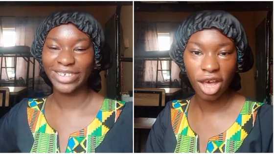 Nigerian lady uses Oyinbo accent to say 'Balablu blu blu bulaba', video goes viral and trends on TikTok