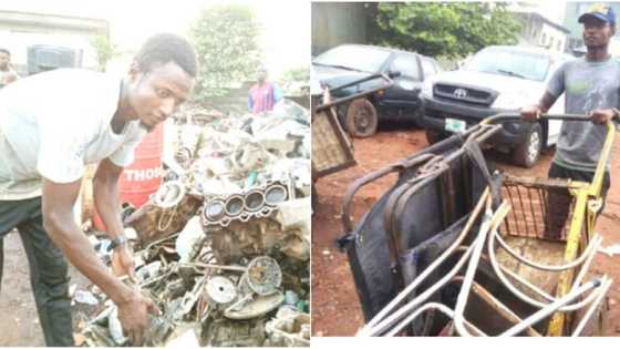 Master's degree holder becomes a scavenger, reveals why he prefers to pick scrap