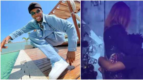 Singer Victor AD goes emotional, brings mum on stage, kneels and prostrates for her during concert in Warri