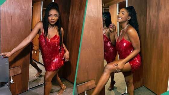 Aso-oke vendor slams Simi over lack of style, her response, excites fans: "Is that violence I see?"